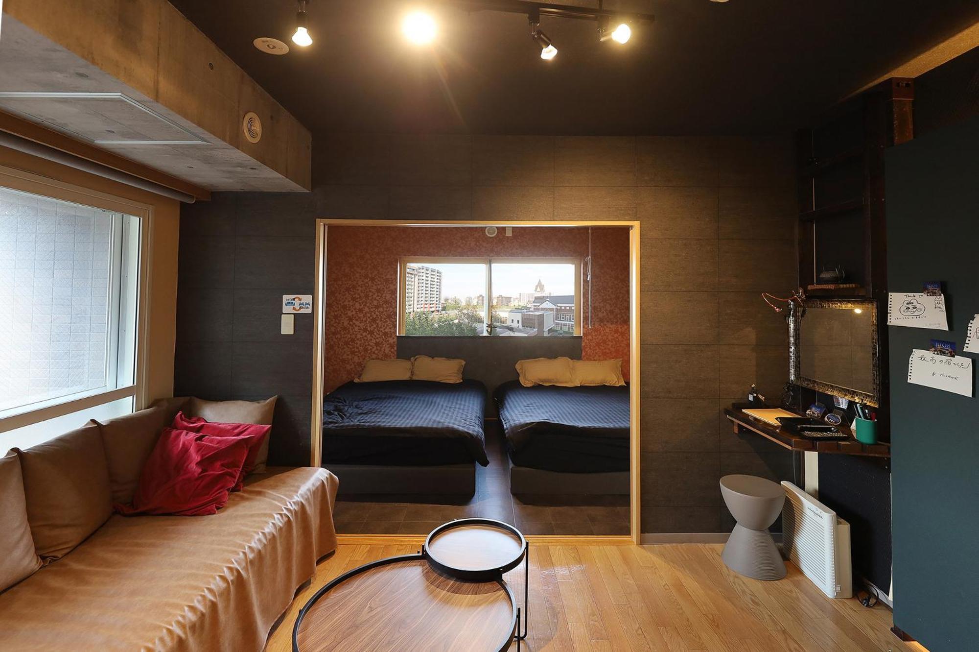 Biosvilla522-Sapporo Susukino Night- 1Room W-Beds2&S-Beds2 6Persons Exteriör bild