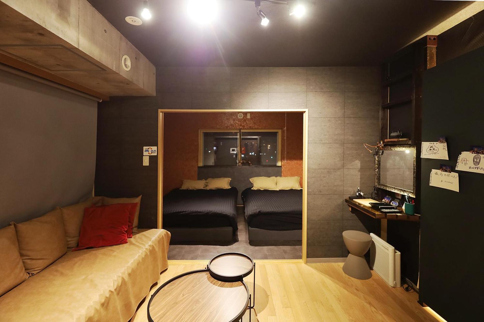 Biosvilla522-Sapporo Susukino Night- 1Room W-Beds2&S-Beds2 6Persons Exteriör bild