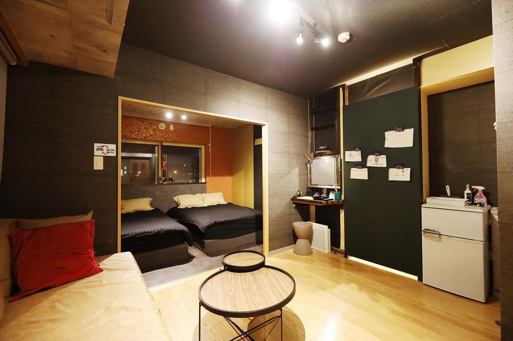 Biosvilla522-Sapporo Susukino Night- 1Room W-Beds2&S-Beds2 6Persons Exteriör bild