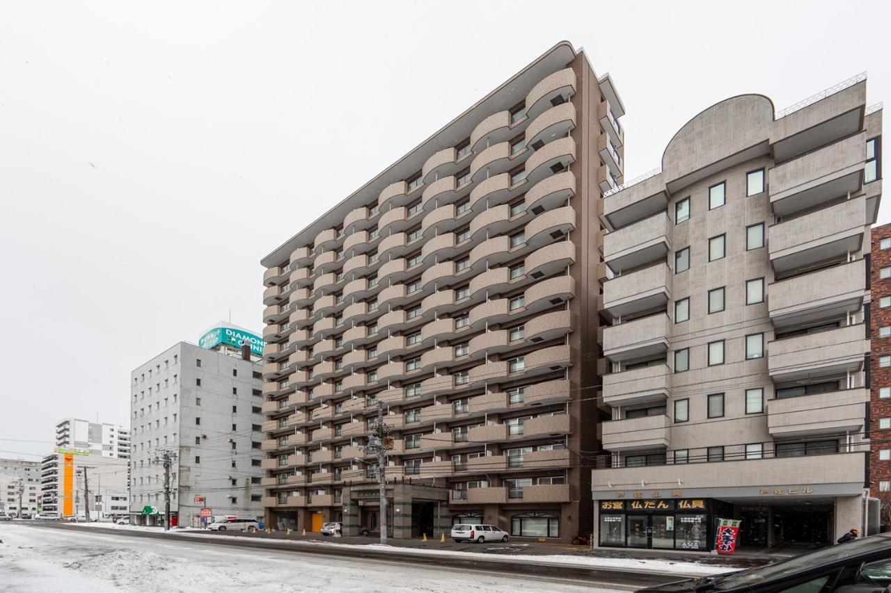 Biosvilla522-Sapporo Susukino Night- 1Room W-Beds2&S-Beds2 6Persons Exteriör bild
